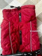 Neu Trixie Winter Hundemantel gefüttert Geschirr Halsband rot Gr. 40 cm 🐾