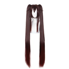 Human Hair Wigs for Women 47" Brown Wigs with Wig Headphone
