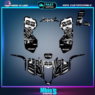 KAWASAKI KFX 400 2003 2004 2005 2005 2006 2007 - 2008 GRAFIK KIT