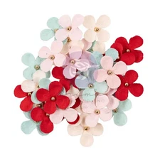 Prima Marketing Frank Garcia Paper Flowers 36/Pkg-Delicate & Sweet, Cherry Sweet