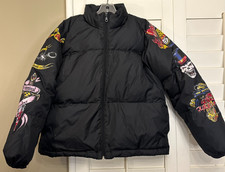 Von Dutch Mens Womens Unisex Black Skull 8 Ba...