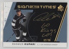 2022 SP Authentic Sign of the Times Black 32/99 Rasmus Kupari #SOTT-RK Auto 1q2