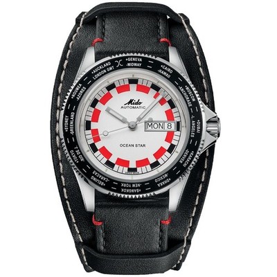 Ocean Star Worldtimer 40.5mm Silver Dial Men's Watch M0268301603000
