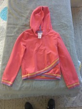 Tommy Bahama Hoodie Girls Size Medium 7/8 Years Pink Pullover Sweatshirt