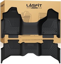 LASFIT Floor Mats for Dodge Ram 1500 2013-2018 & 1500 Classic 2019-2024 Quad Cab