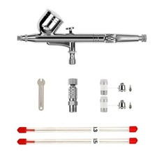 Hubest 0.20.30.5mm Dual-action Gravity Feed Airbrush Gun Airbrush Painting Kit