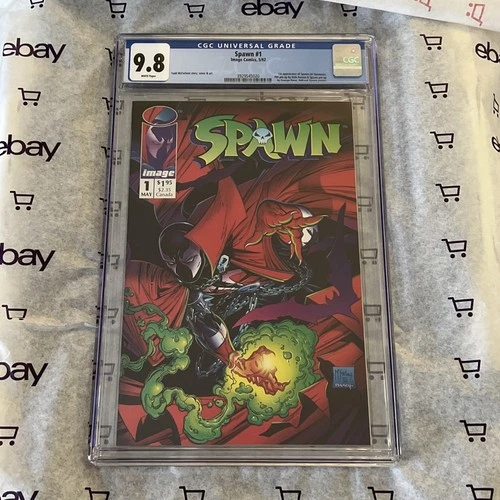 Spawn #1 🔑 Image Comics 1992 CGC GRADED 9.8 WHITE PAGES 🔥 FIRST APPEARANCE
