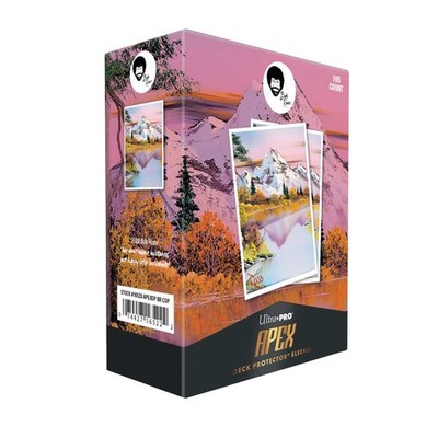 Ultra Pro - 105ct Apex Deck Protector Sleeves - Bob Ross Mighty Mountain Lake