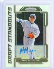 2021 Panini Prizm Draft Picks MARCELO MAYER Autograph AUTO RC Silver Standouts