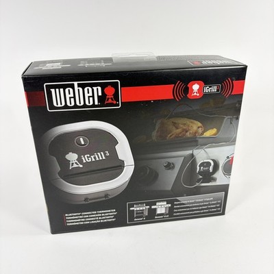 Weber iGrill 3 Smart Grilling Hub Bluetooth Connected Thermometer 7204 New Open