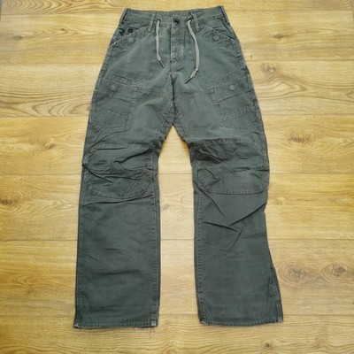 G Star Battle Elwood Hose Herren W28 L32 Grau Utility Relaxed Loose Fit Y2K
