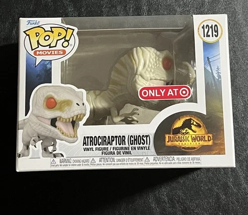 Funco POP! Movies Jurassic World #1219 Atrociraptor Ghost Target Exclusive