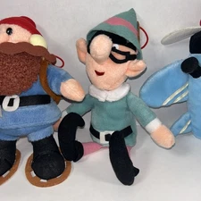 1999 CVS Stuffins Rudolph Island Misfit Toys Plush Ornament Lot of 4