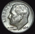 1964-D 10C Roosevelt Dime BU 90% Silver 26lat0117-1