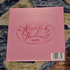 Raye - Where Is My Husband ! 7" Pink with Black Smoke Vinyl NEW