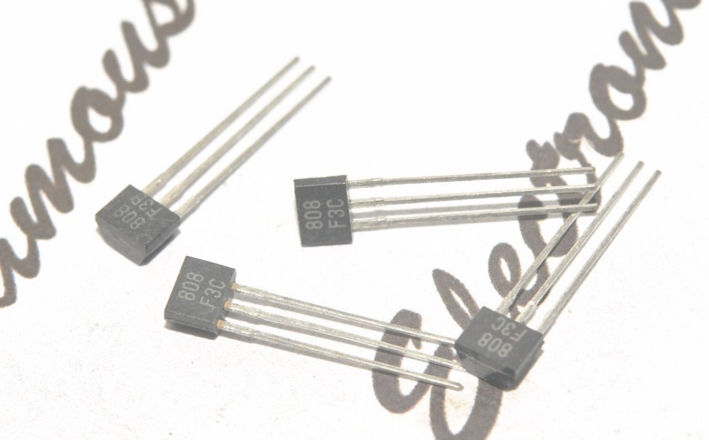 4pcs 808 NPN Transistor TO-92 60V 0.5A NOS | eBay