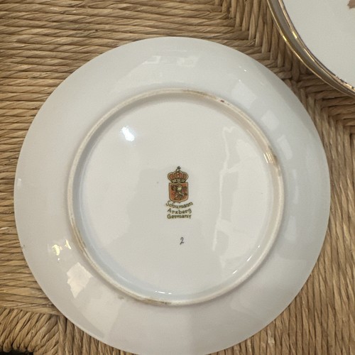 Schumann Arzberg Germany plate Fruit Plates Gold Rim Set Of 4 VTG - Picture 4 of 10