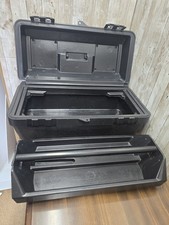 Vintage Craftsman Permanex Black Tool Box With Tray 65087. Usa. 20 X 10 X 8. Vintage Craftsman Permanex Black Tool Box With Tray 65087. Usa. 20 X 10 X 8.