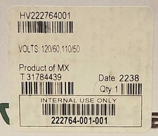 ASCO HV222764001 Red Hat Solenoid Valve 120 VAC Gasoline Rated 50 PSI