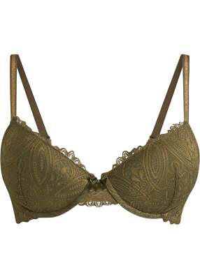 Schalen BH mit recyceltem Polyamid Gr. (100) D Dunkeloliv Unterwäsche Bra Neu*