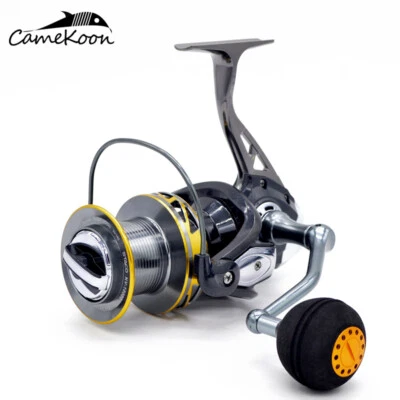 CAMEKOON Metal Body SurfCasting Spinning Reel for Saltwater & Freshwater Fishing