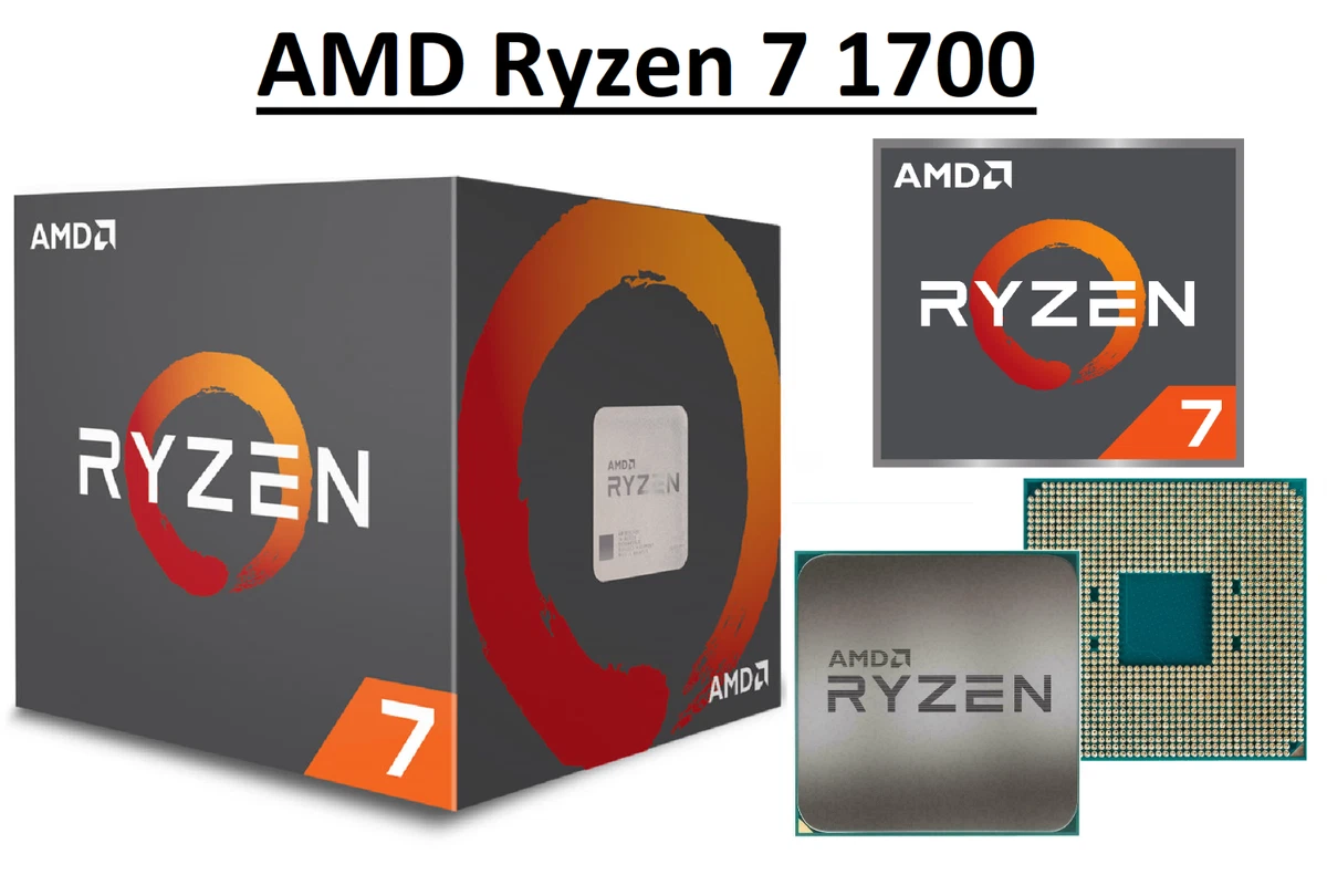 Computer Ryzen 7 AMD Ryzen 7 1700 Processor Model 8 Single Core