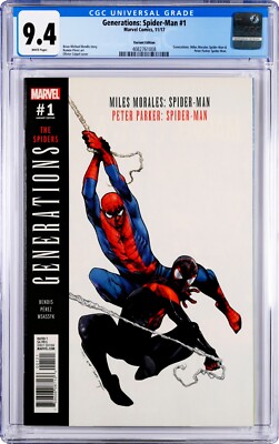 Generations Spider-Man #1 CGC 9.4 Marvel 2017 Coipel Variant Cover Miles Morales