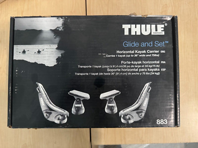 Thule 883 Glide & Set Rooftop Kayack Carrier, Brand New