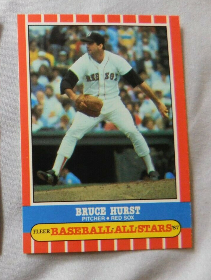 1987 Fleer Baseball All Stars #22 Bruce Hurst Boston Red Sox