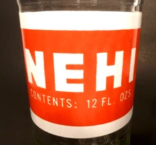 vintage ACL Soda Bottle:  NEHI from ROYAL CROWN COLA - 12 OZ beautiful bottle