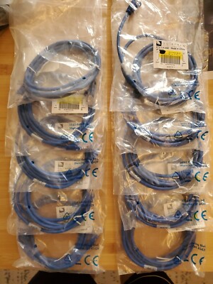 Quiktron 570-110-005 Blue Cat 5E, CM,  Booted Patch Cord 5ft (LOT OF 10) 