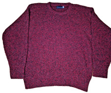 VTG Men's Shetland Wool Blend Knit Sweater Made In USA