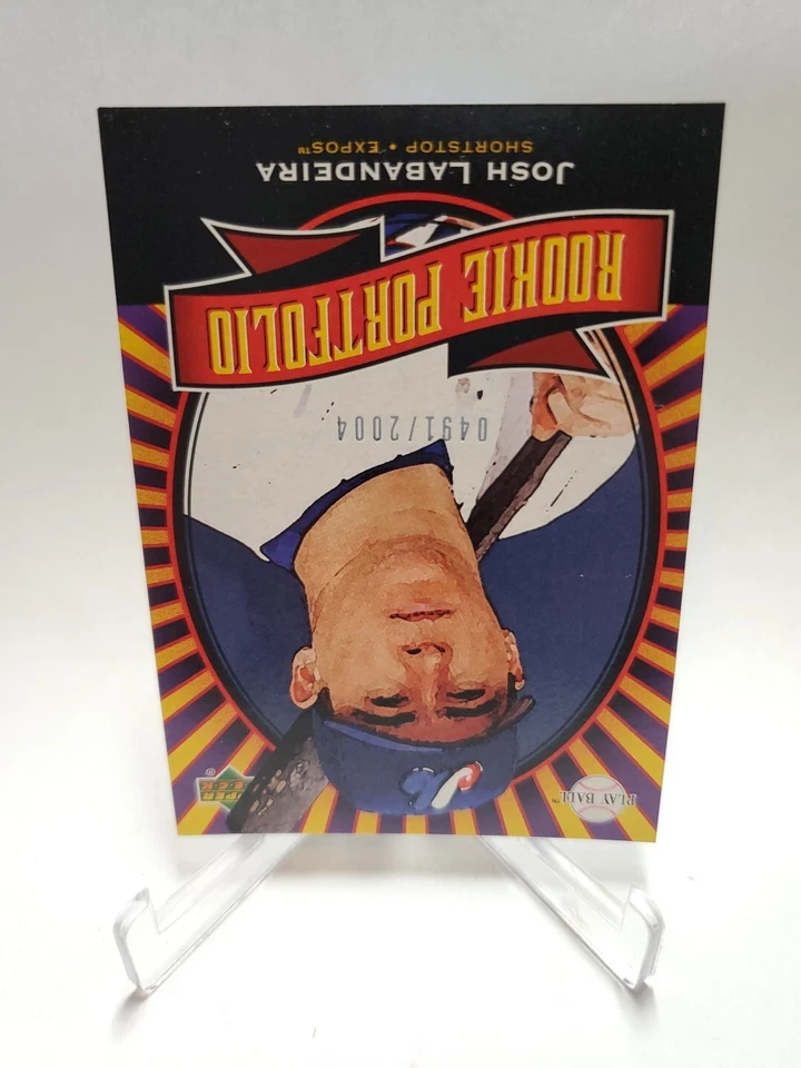 2004 Upper Deck Play Ball Rookie Portfolio /2004 Josh Labandeira #147 Rookie RC - Image 2 of 3