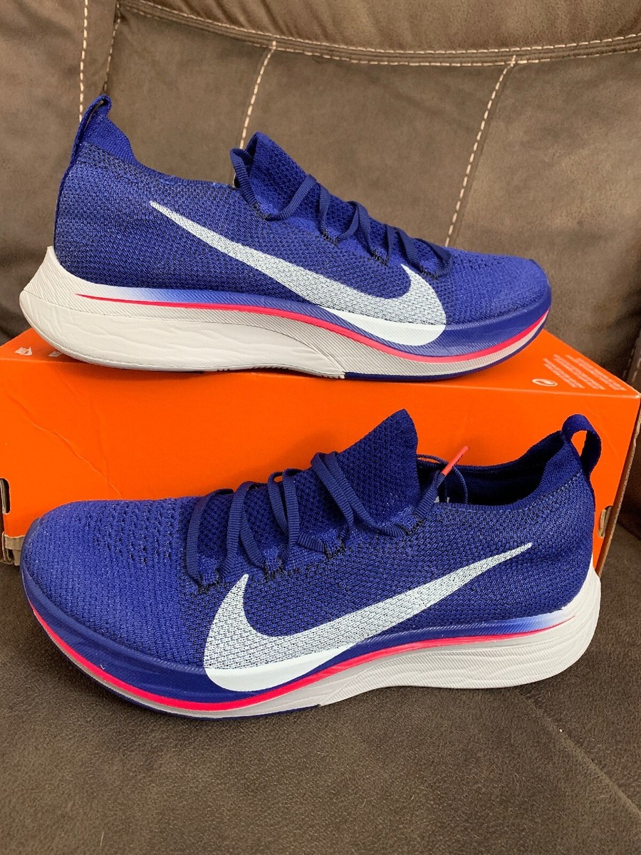 NIKE - ナナです。NIKE ナイキ  Vaporfly 4% Flyknit Nike Vaporfly 4% Flyknit Deep Royal Blue Aqua Men's Sz 5.5