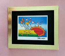 Peter Max | Vintage Print Signed |  Mounted in a New 10x8in Frame | Buy it Now!!