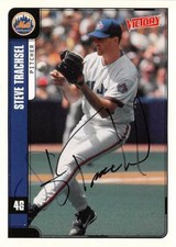 Steve Trachsel autographed baseball card 2001 Upper Deck Victory #444
