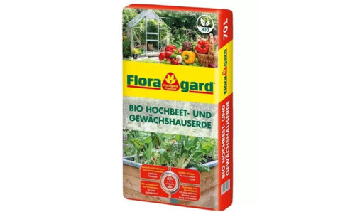 (0,33€/L) Floragard Bio Hochbeet- und Gewächshauserde 70 L Blumenerde Spezialerd - Bild 1 von 1