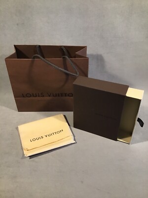 PV07685 Vintage LOUIS VUITTON Packaging (Empty) - 9x7 Bag, 5x6 Box
