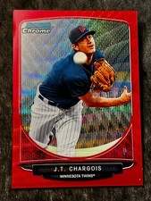 2013 Bowman Chrome RED WAVE REFRACTOR PROSPECT ROOKIE J.T. Chargois 12/25
