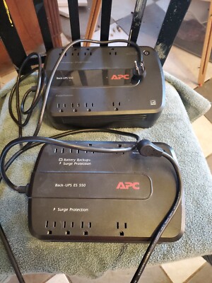 Apc Back Ups Uninterruptable Power Supply Es 550 No Battery X 2