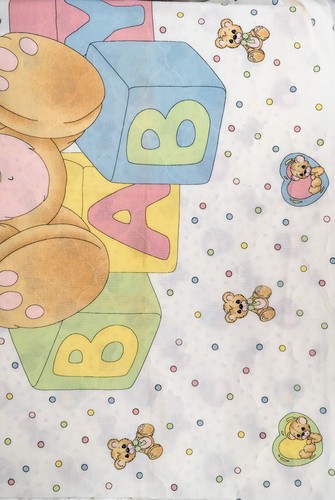 Almost Finished Prescious Moments Teddy Bear Quilted Blanket | 45 in. x 35 in. - Picture 5 of 8