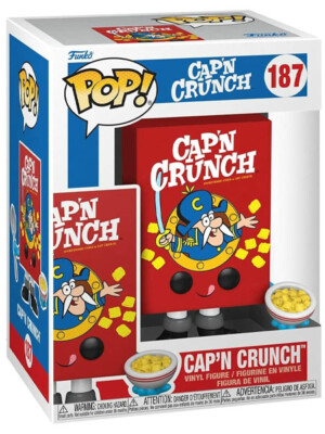Funko POP #187 Captain Crunch Cereal Box Figure Brand New and In