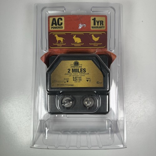 American Farm Works 2 Miles Electric Fence Controller AC Powered eBay