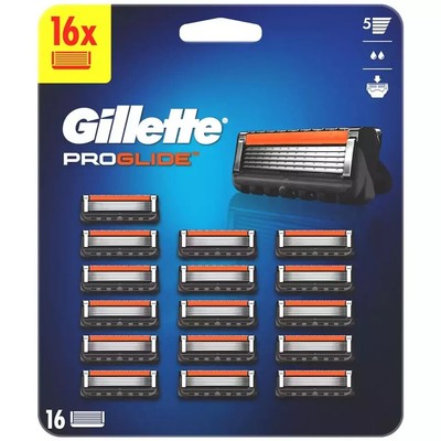 Gillette ProGlide Herren Rasierhobel Ersatzkartusche Nachfüllpack 16 Klingen