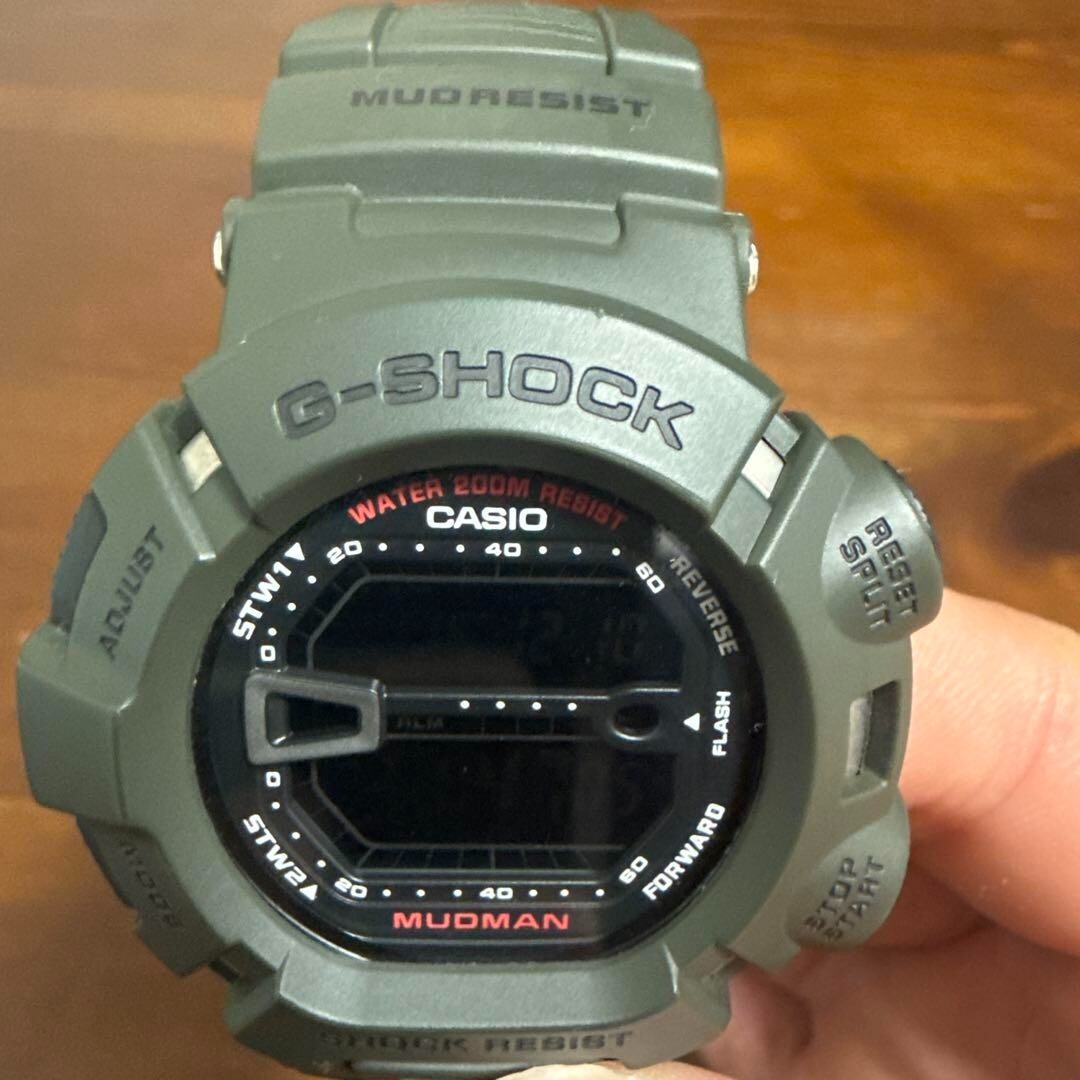 Near Mint] Casio G-Shock Mudman WatchG-9000-3 Military green olive