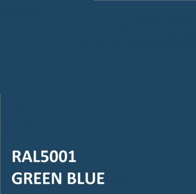 Pulverbeschichtungspulver grün blau RAL 5001 GLÄNZEND 0,5-1kg