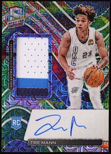 Tre Mann 2021-22 Panini Spectra Meta #215 Jersey Autograph #23/25 RC - Rookie Ca