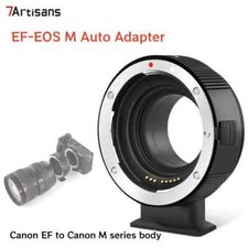 7artisans EF-EOS M Lens Adapter Fr Canon EF EF-S Lens to EOS-M Mount M2 M3 M5 M6