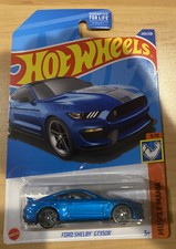 Ford Mustang Shelby GT350R Metallic Blue Pearl Muscle Mania Hot Wheels 2022 V8 