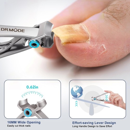 Toenail Clippers for Seniors Thick Toenails - Wide Jaw Opening Large Toe Nail... - Picture 3 of 8